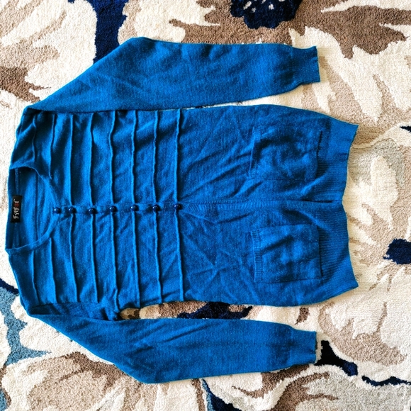 Rich Blue Cardigan - Picture 1 of 6